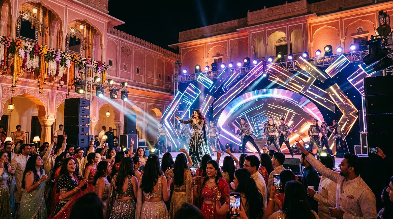 7 Mind-Blowing Sangeet Entertainment Ideas for a 2026 Luxury Wedding